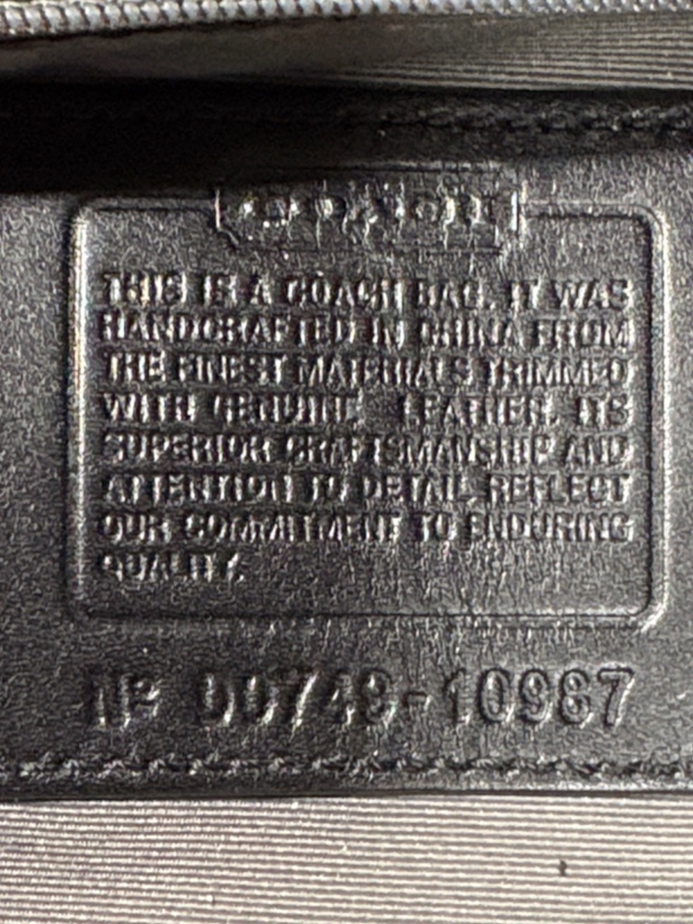 Coach Gallery Tote in Signature Canvas Brown Black Gold F79609 EUC - Picture 2 of 15